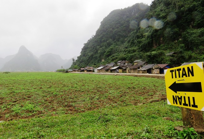 Vao truong quay Kong Skull Island tai Quang Binh